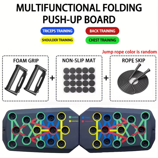 Folding Push-Up Board Support Muscle Exercise Multifunctional Table Portable Fitness Equipment Abdominal Enhancement Support